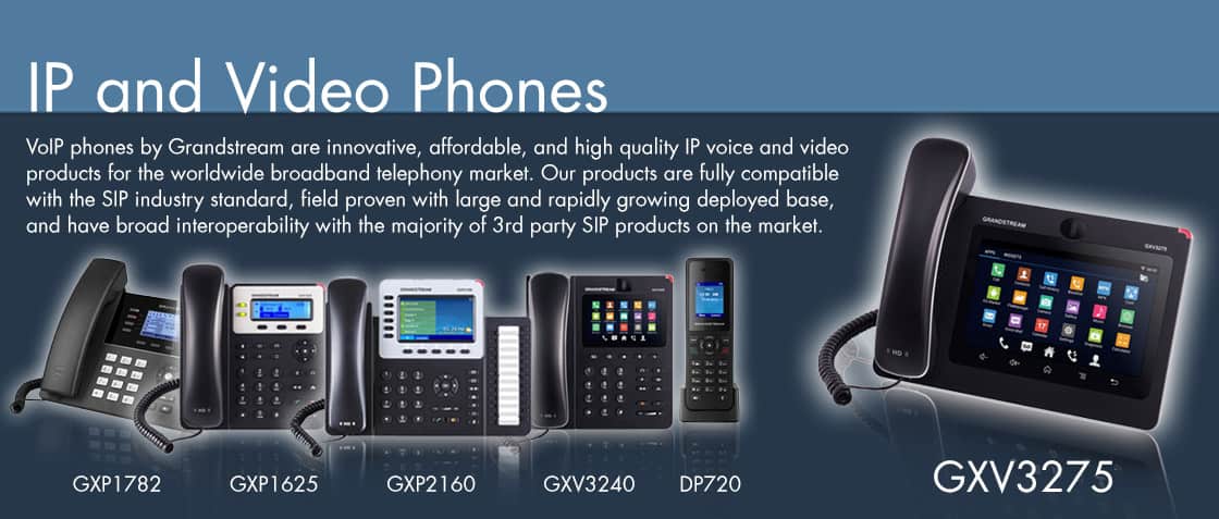 Grandstream Networks - Voip; Sip; téléphone ip video hd; ip voice hd; ip data; ip solutions; ip products; ip security Grandstream;
